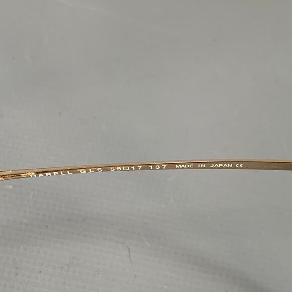 GOTTI Gold Metal Aviator Eyewear Frames - Picture 5 of 6